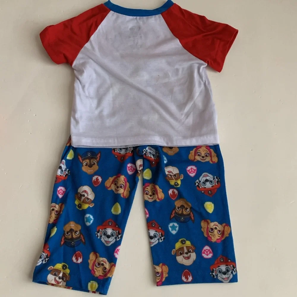 Nickelodeon Paw Patrol PJ Bundle Footed, Fleece & Short Sleeve Matching Set 2T